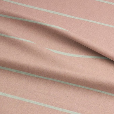 Adige Blush striped curtain fabric, ideal for contemporary curtain designs.