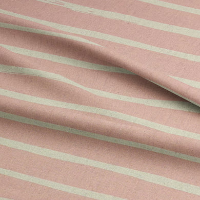 Soft pink Alcantara Blush striped curtain fabric, ideal for adding subtle texture to curtains and blinds.