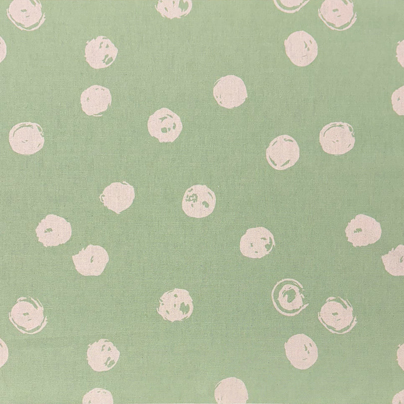 Lemongrass spotted upholstery fabric with a fresh, modern feel