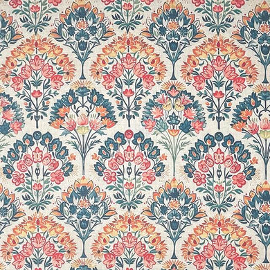 Anika Multi - Indian Block Print Floral Fabric