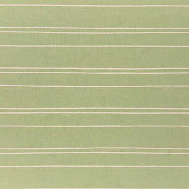 Lemongrass green striped upholstery fabric with a fresh, modern style