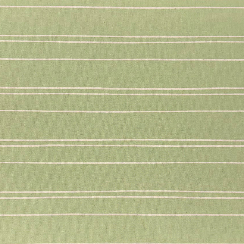 Lemongrass green striped upholstery fabric with a fresh, modern style