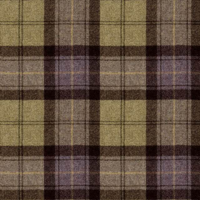 Art Of The Loom Wool Plaid Fabric - 5.3m Roll End