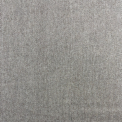 Abraham Moon Ashford Herringbone wool fabric in neutral grey tones, perfect for upholstery and classic interior designs.