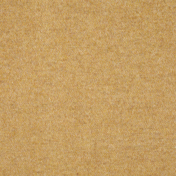 Sanderson Byron Plain Wool Fabric - Gold