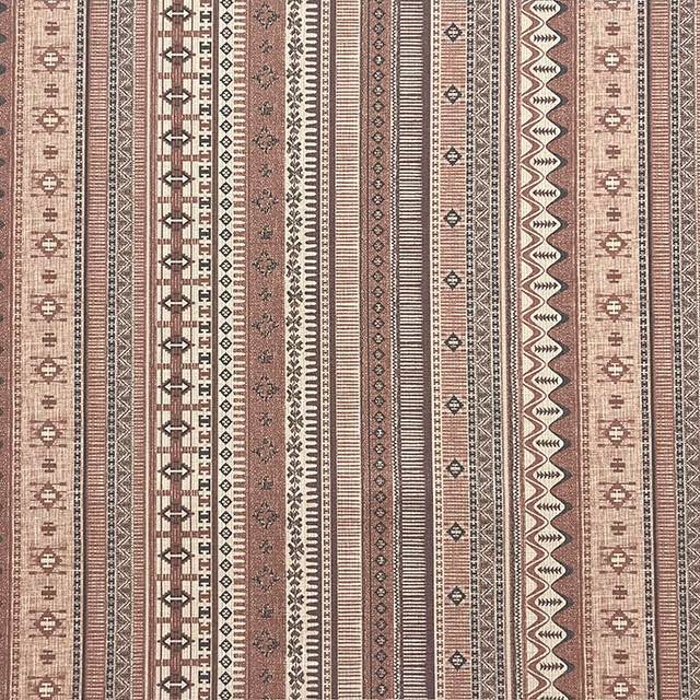 Kalaat  Stripe Terracotta - Moroccan Inspired Upholstery Fabric