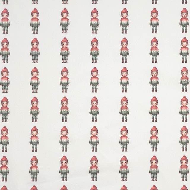 Christmas Boy - Christmas Style Fabric