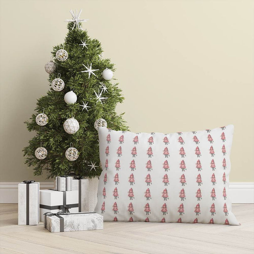 Christmas Girl - Christmas Fabric For Decorative Cushions