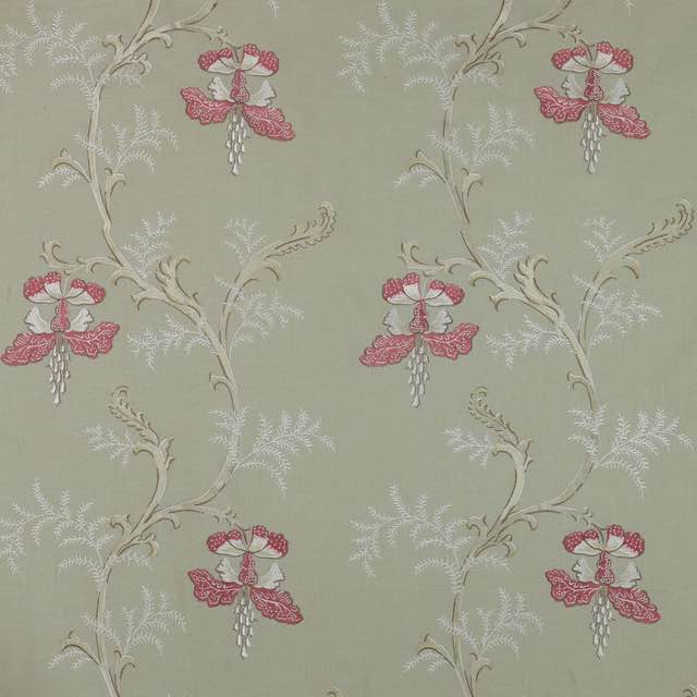 Colefax and Fowler Bellflower Embroidery Curtain Fabric