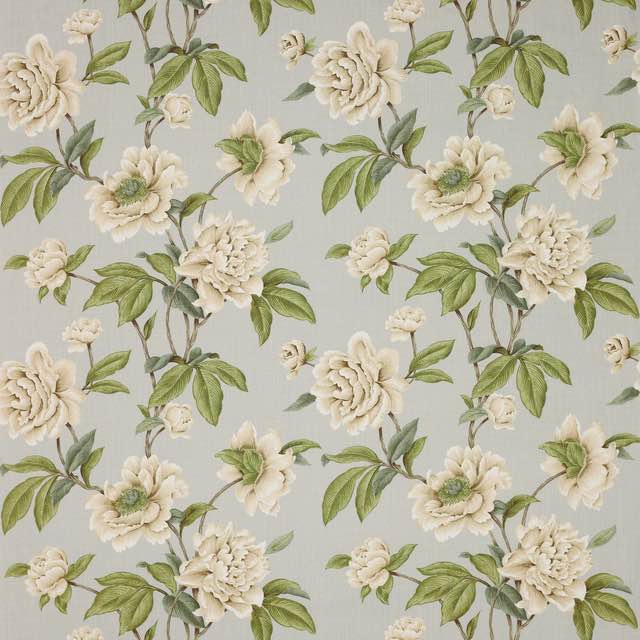 Colefax and Fowler Giselle Fabric  - F4230/03 - 1.8-Roll End - Aqua