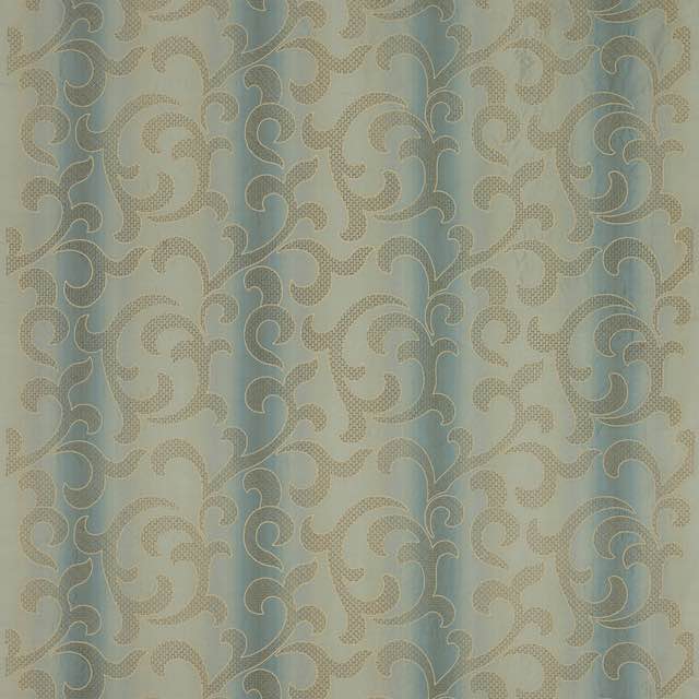 Colefax and Fowler Loreto Embroidery Fabric - Aqua