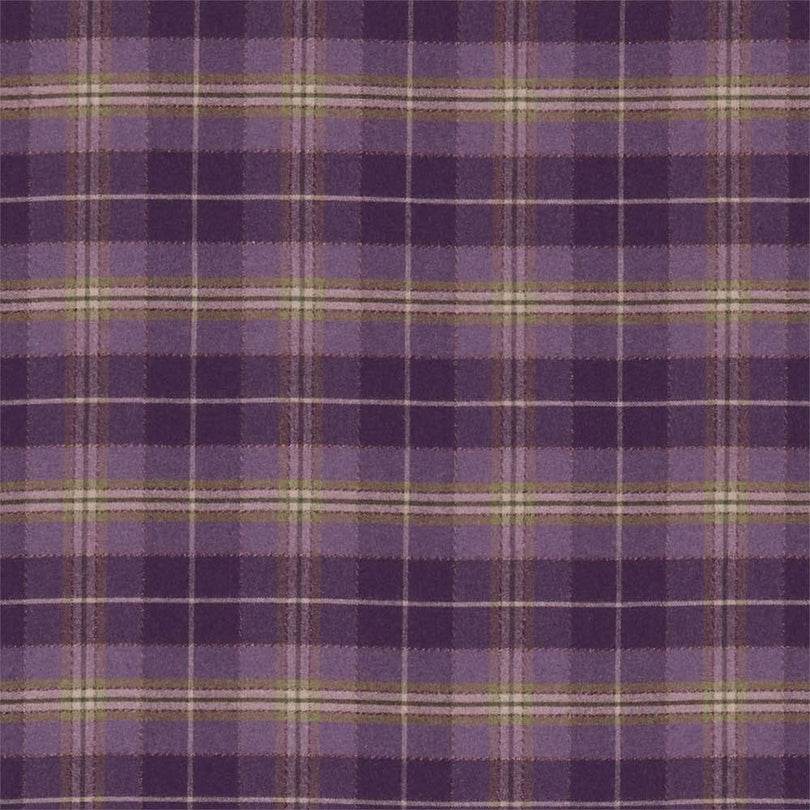 Sanderson Milton Wool Fabric 233245 - Mulberry Sage Plaid Upholstery ...