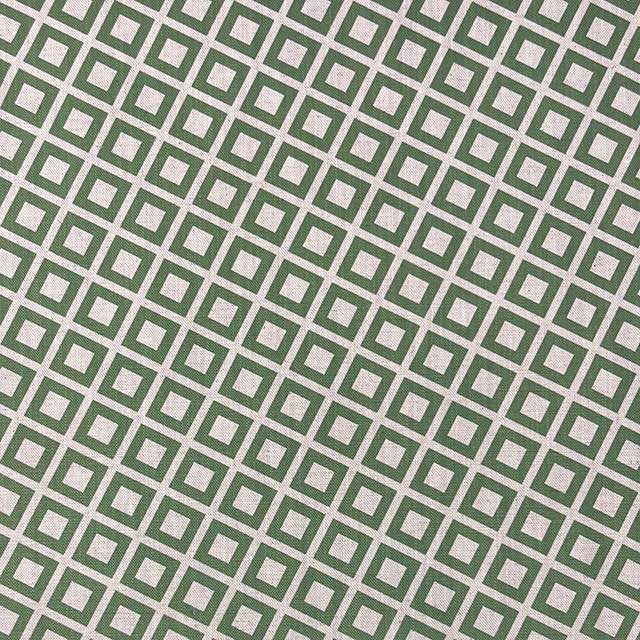 Dobby Meadow Green - Linen Upholstery Fabric