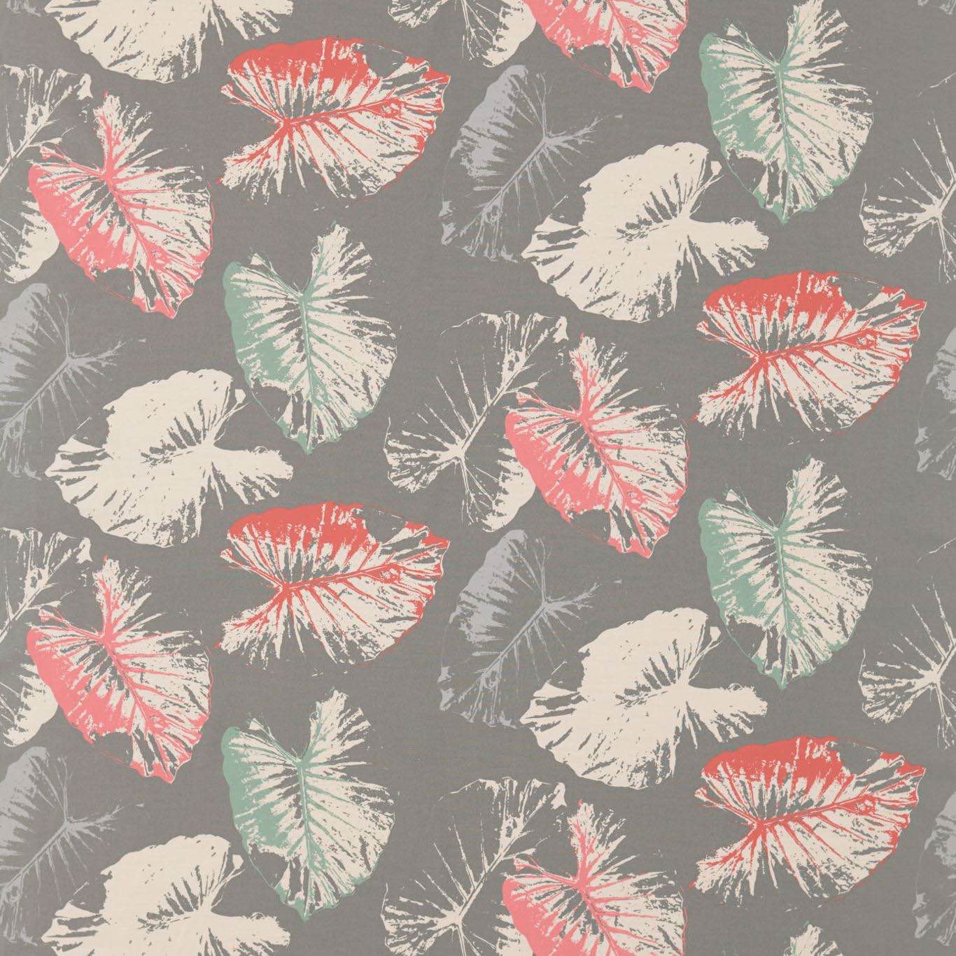 Harlequin Palmetto Curtain Fabric Coral Mint - Hgat120427 - The 