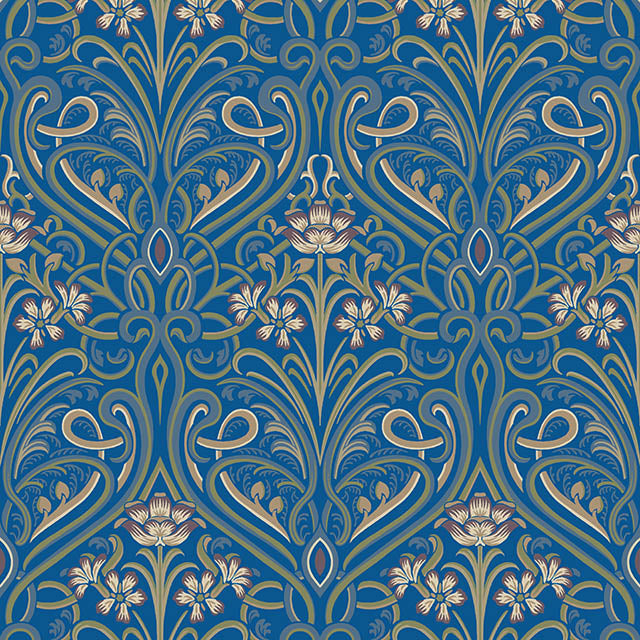 Blue curtain outlet fabric