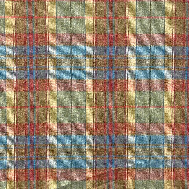 Irvine Plaid Wool Fabric