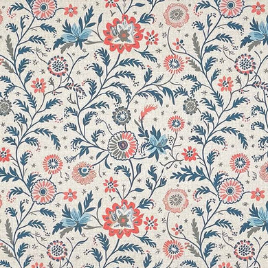 Kashvi Pastel - Floral Crewel Upholstery Fabric