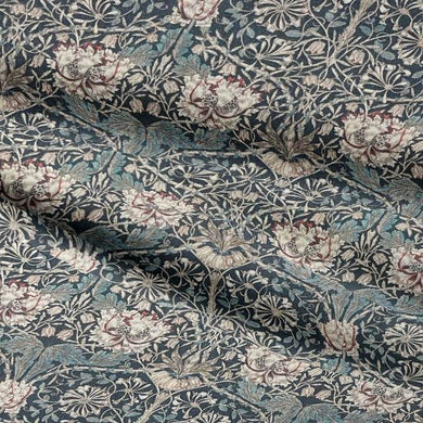 Kelmscott Midnight - William Morris Floral Fabric UK