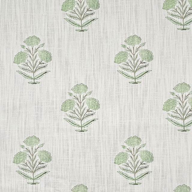 Kilmar Floral Printed Fabric Green