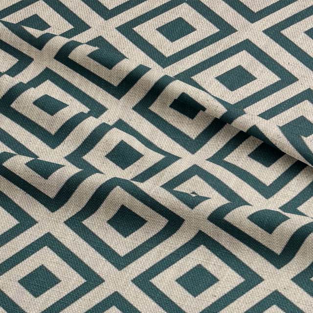 Maze Jasper - Linen Upholstery Fabric For Sale