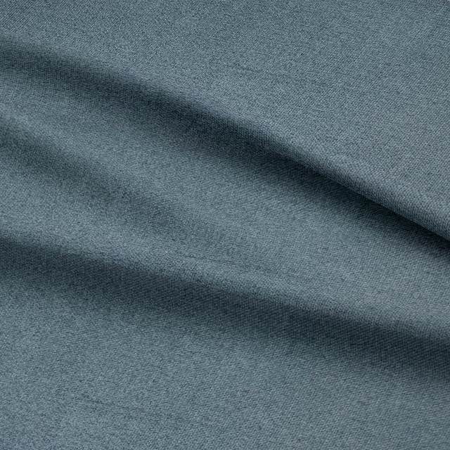 Melbourne Plain Woven Chenille Fabric Blue For Sale