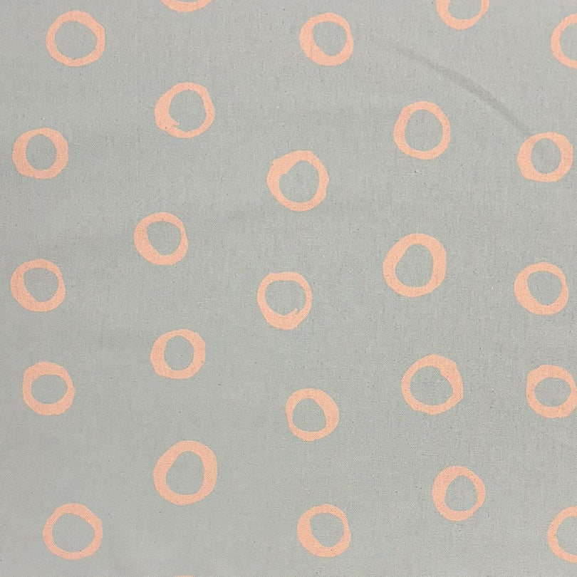 Sky blue spotted polka dot upholstery fabric with a fresh, airy feel, perfect for contemporary and relaxed interiors.