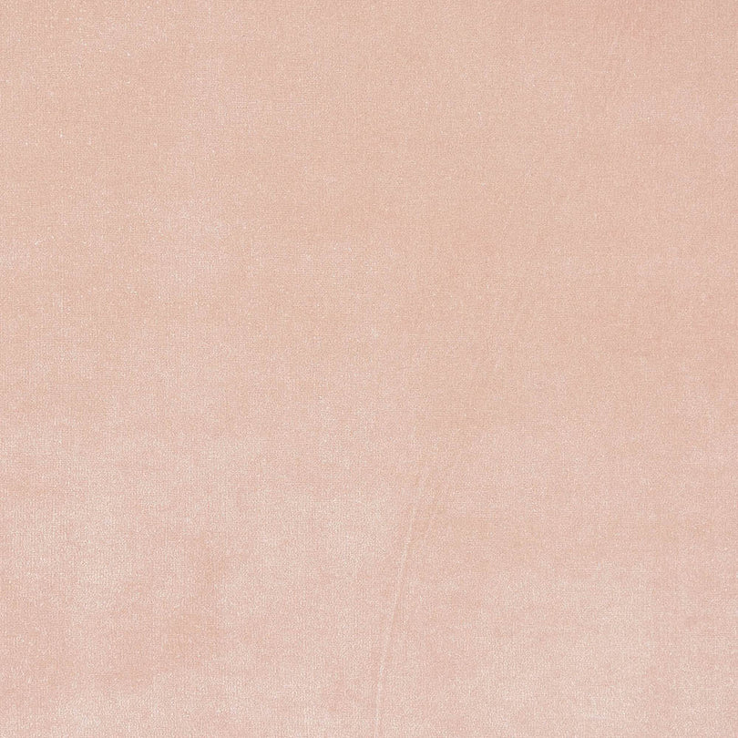 Newbury Blush Fire Retardant Velvet Upholstery Fabric with a soft pink finish