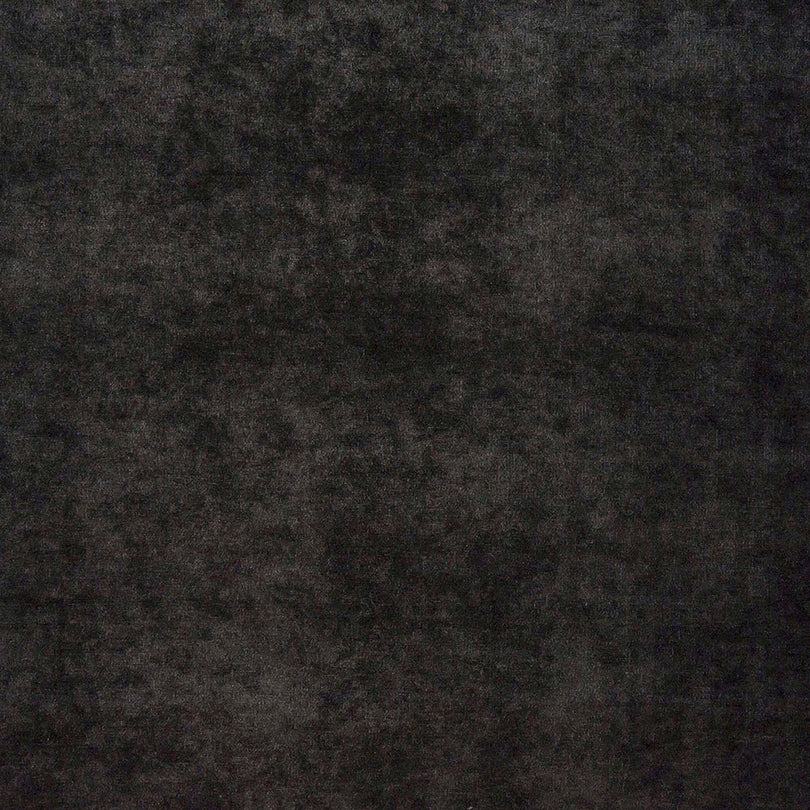 Newbury Charcoal Fire Retardant Velvet Upholstery Fabric in a dark grey tone