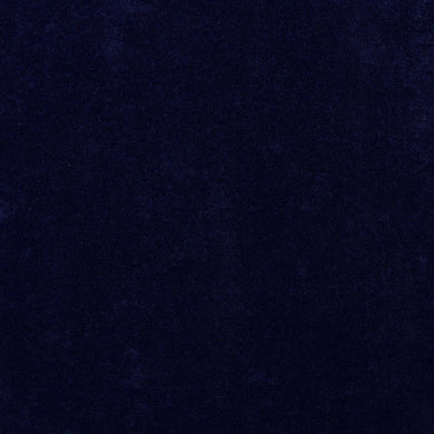 Newbury Indigo Fire Retardant Velvet Upholstery Fabric with a deep blue finish