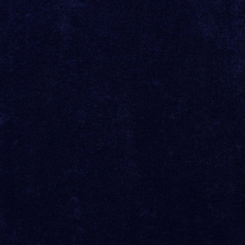 Newbury Indigo Fire Retardant Velvet Upholstery Fabric with a deep blue finish