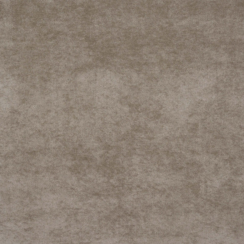 Newbury Mushroom Fire Retardant Velvet Upholstery Fabric with a soft brown tone