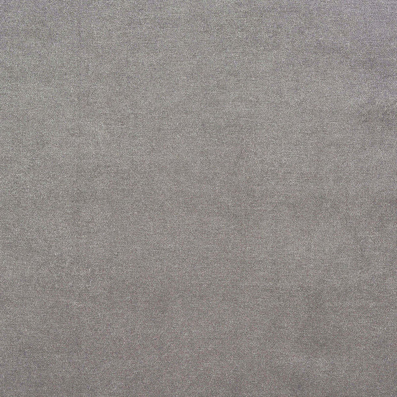 Newbury Silver Fire Retardant Velvet Upholstery Fabric in a sleek grey tone