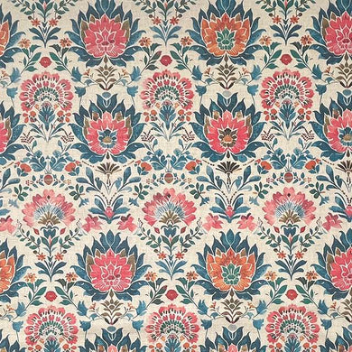 Reshmi Multi - Indian Block Print Floral Fabric