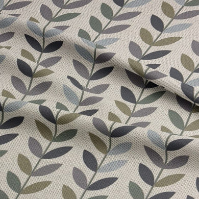 Bracken heavy-duty upholstery fabric – modern leaf pattern for soft furnishings.