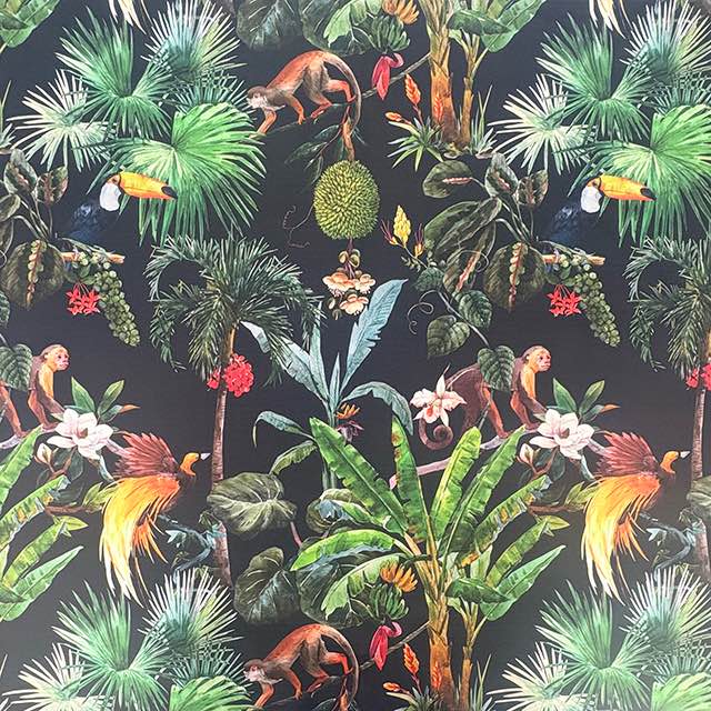 Sumatra Jungle - Amazon Jungle Animal Curtain Fabric