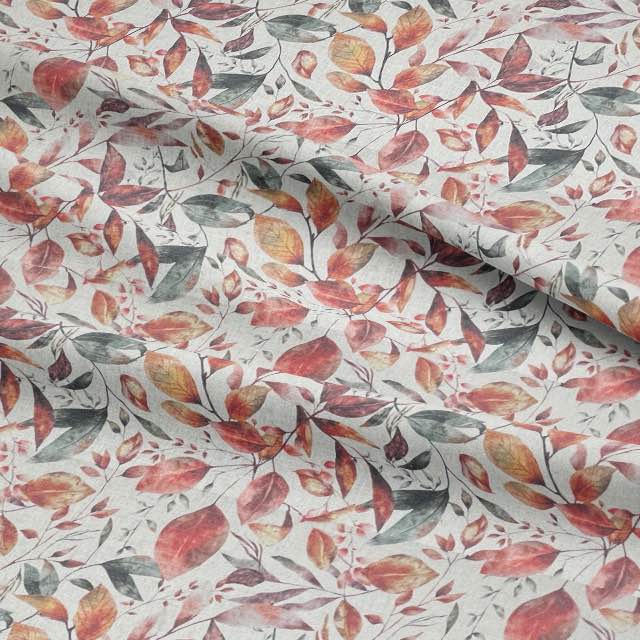 Woodland Leaf - Autumn Leaf Curtain Fabric For Sale