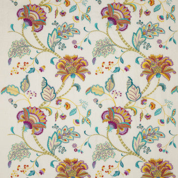 Manuel Canovas Nina Embroidered Linen - 4822/03 - 2m Roll End - Epice