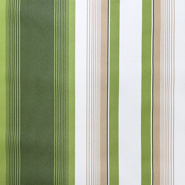 Beach Stripe Outdoor Fabric Green - Striped Outdoor Fabric