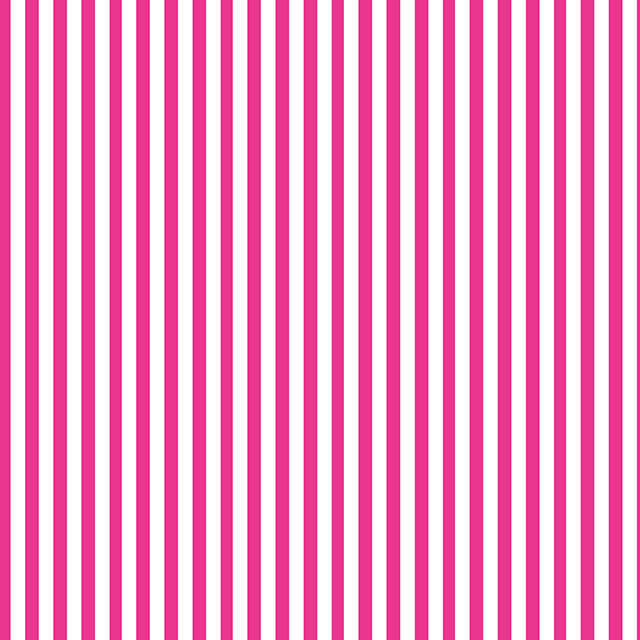 Cerise Candy Stripe Cotton Curtain Fabric - Millshop - The Millshop Online