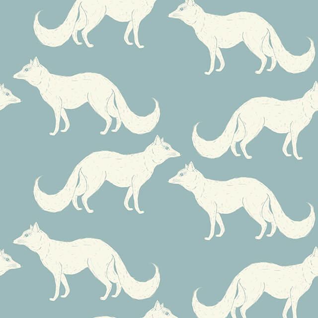 Foxy Linen Curtain Fabric - Wedgewood - Olivia Florence - The Millshop ...